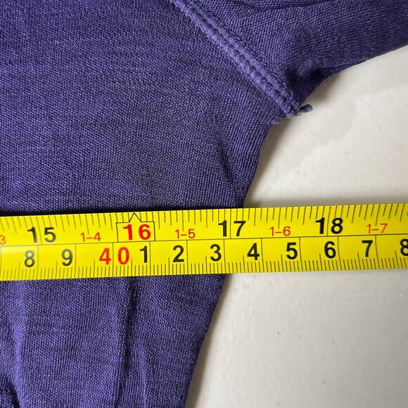 Feels Good Cotton Navy Blue Heavy Long Sleeve Women Medium - Picture 6 of 6